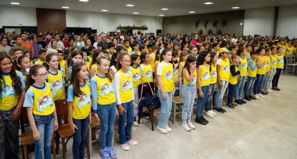  CBMSC também realizou a formatura de 271 alunos do Programa Golfinho/Foto: Divulgação CBMSC/Ascom Prefeitura Herval d'Oeste