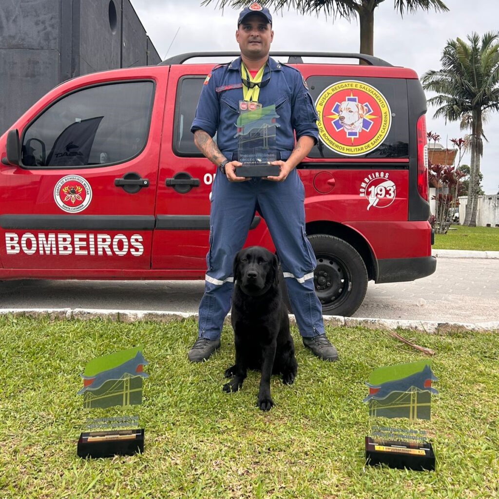 CBMSC foi destaque na Competição Internacional de Cães de Trabalho