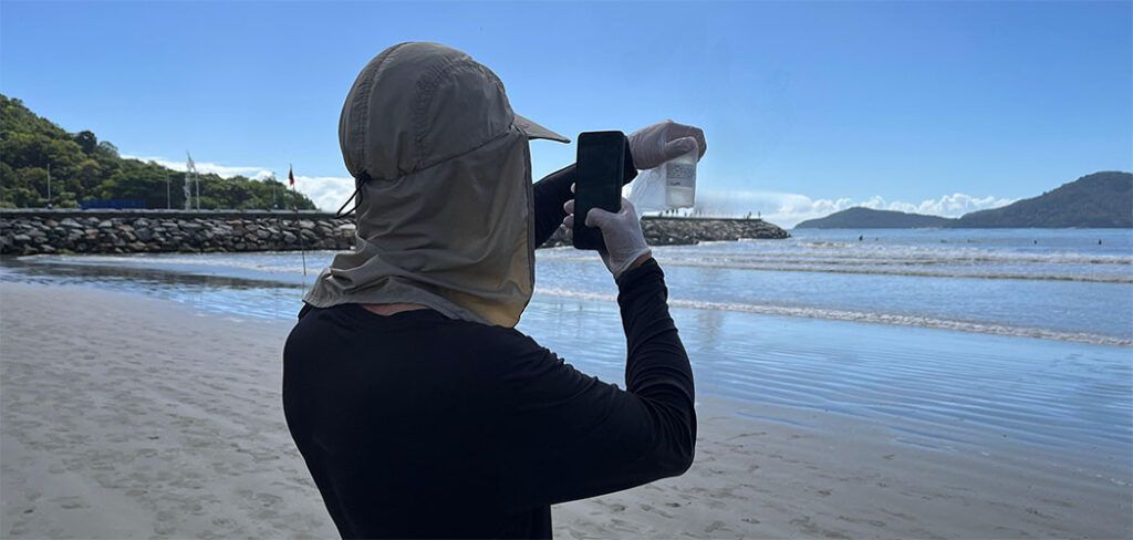 Praias de Balneário Camboriú estão próprias para banho