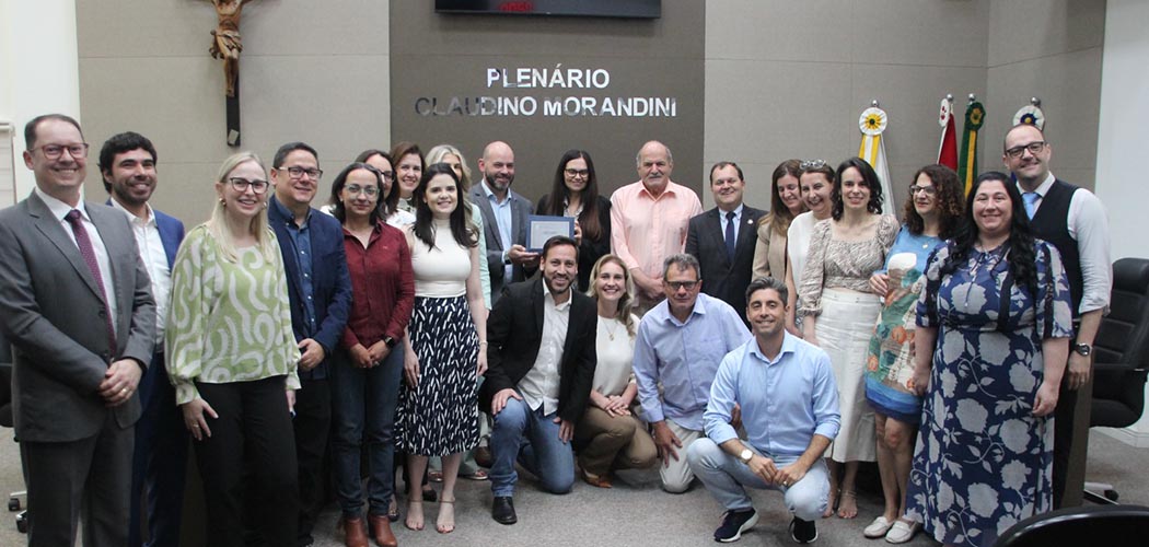 Curso de Direito da Unoesc de Joaçaba recebe Moção de Aplauso na Câmara de Vereadores