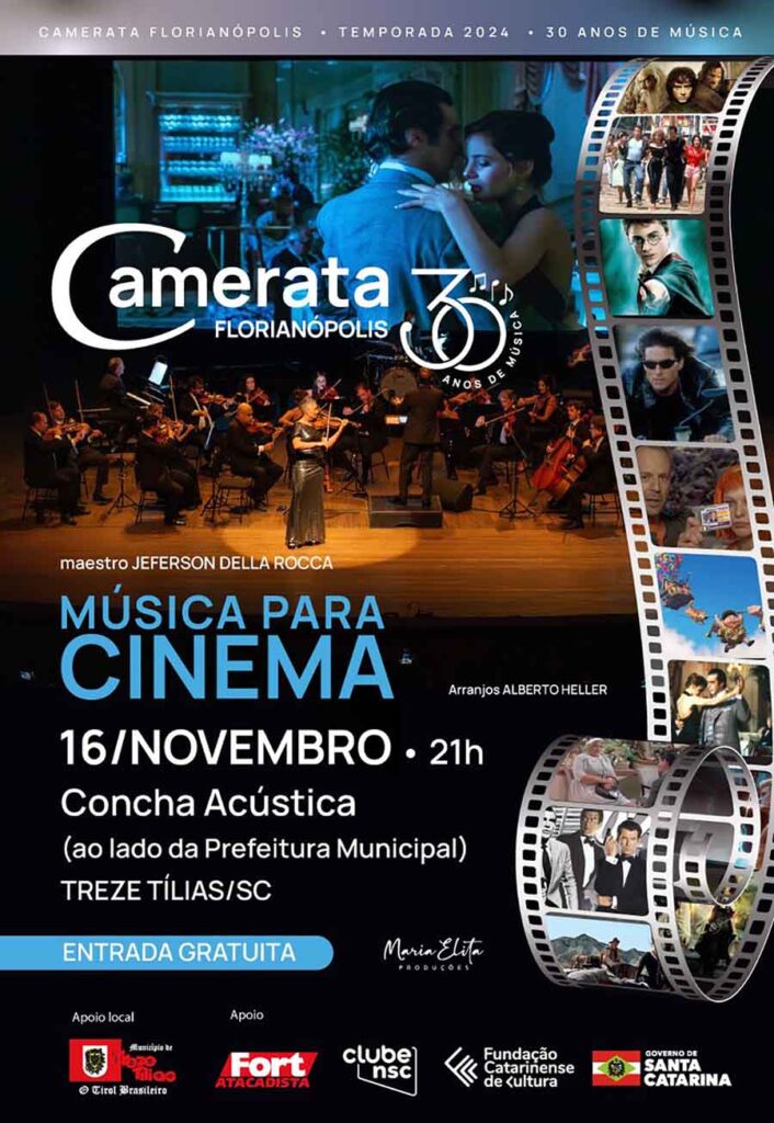 Treze Tílias recebe a Camerata Florianópolis no sábado 16 de novembro