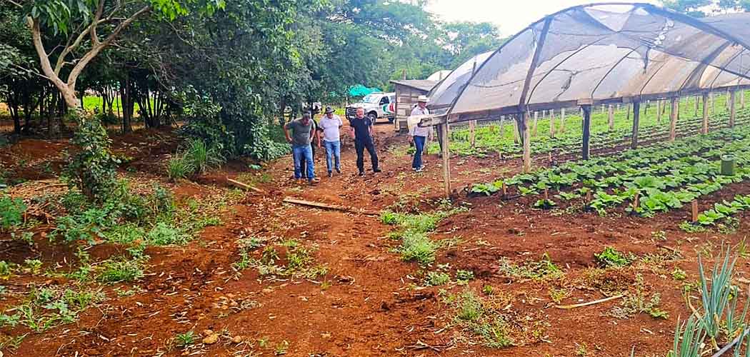 Cultivos na Penitenciária Agrícola de Chapecó e entrega de trator/Foto: André dos Santos/SAR
