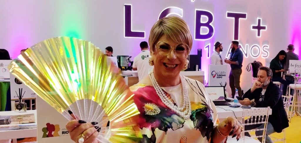 Espaço LGBT+ celebra 15 anos no Festuris 2024/Foto: Evandro Novak-TV Bom Dia SC