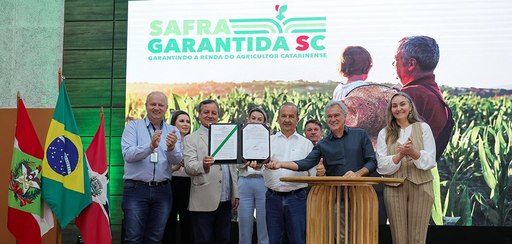 Programa Safra Garantida SC foi lançado em 17 de dezembro, em Xanxerê/ Foto: Roberto Zacarias -Secom