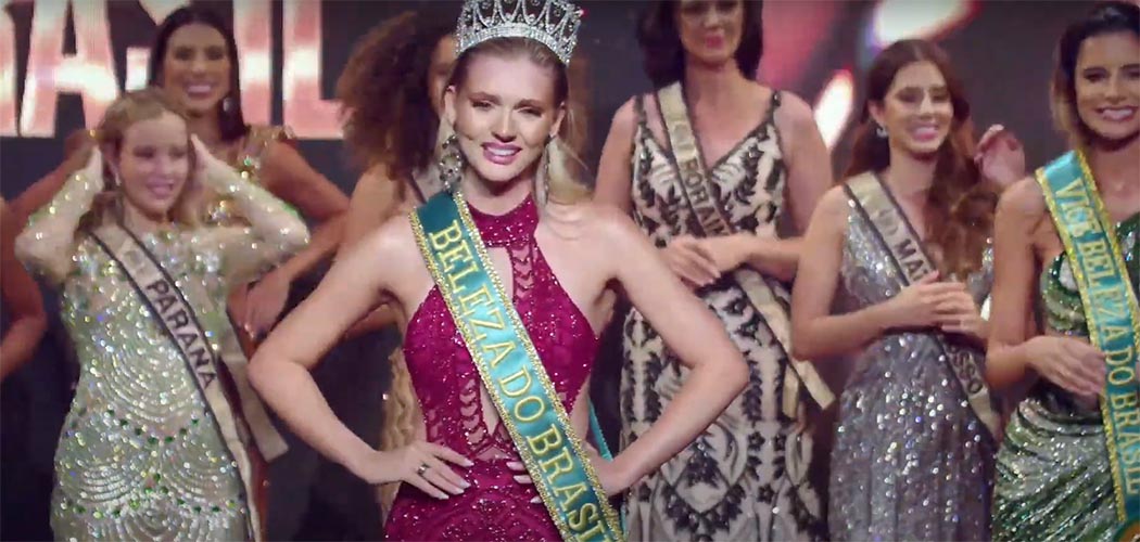 A catarinense Ana Henrich é campeã do Concurso Belezas do Brasil 2024