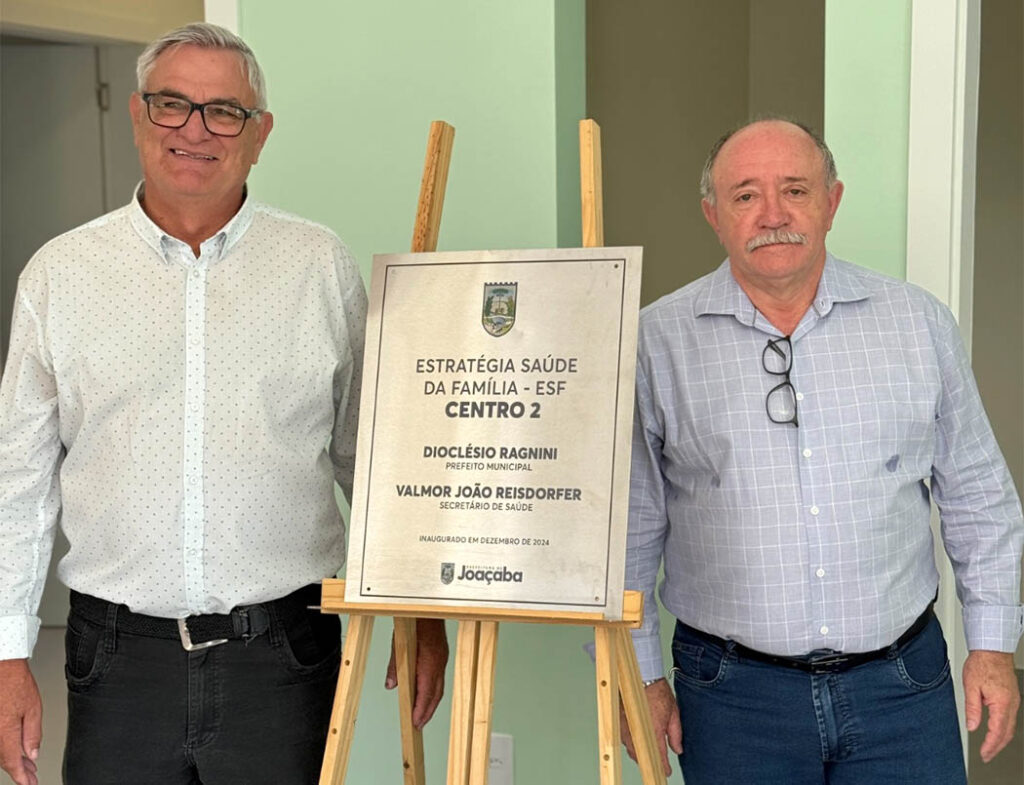 A entrega do ESF Centro 2 é fruto de um grande esforço para garantir que nossa população tenha acesso a serviços de saúde de qualidade fala o prefeito Dioclésio Ragnini