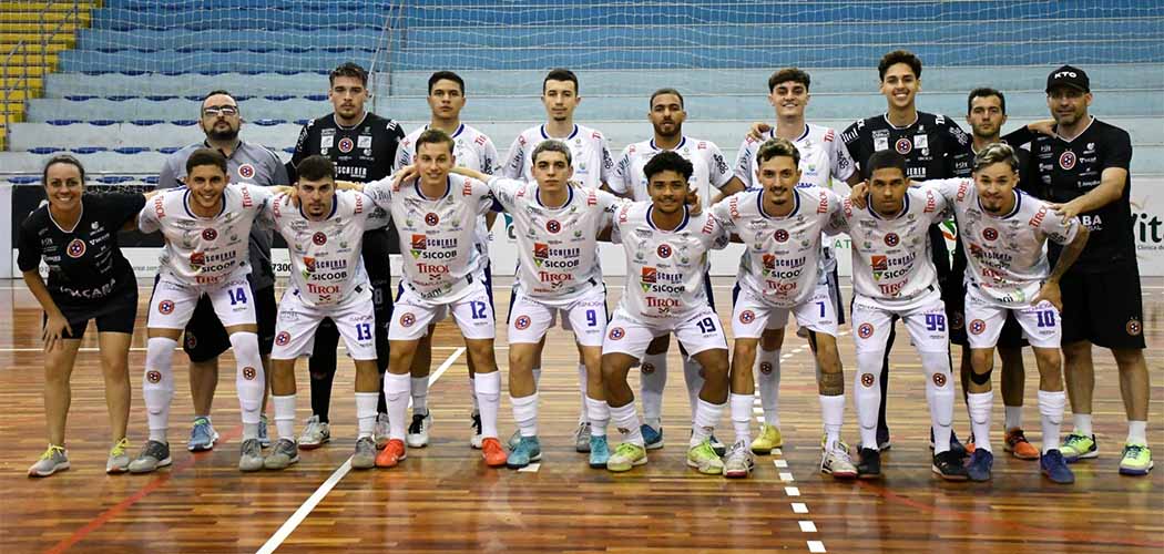 Sub-20 do Joaçaba Futsal recebe o Correia Pinto nesta terça pela final da Liga Catarinense
