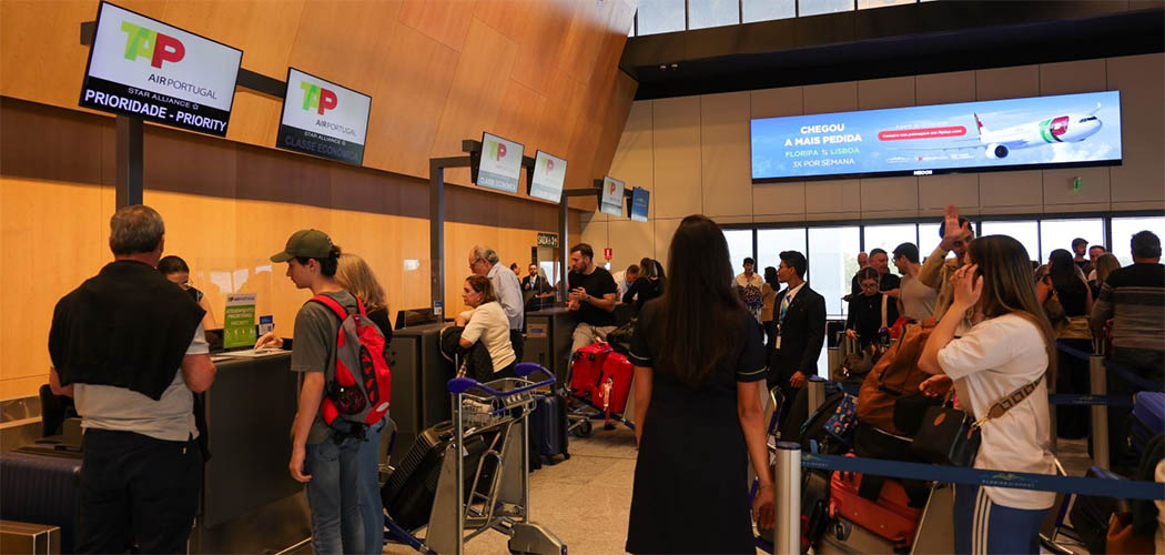 Santa Catarina teve mais de 890 mil passageiros internacionais em 2024/Foto: Roberto Zacarias/Secom