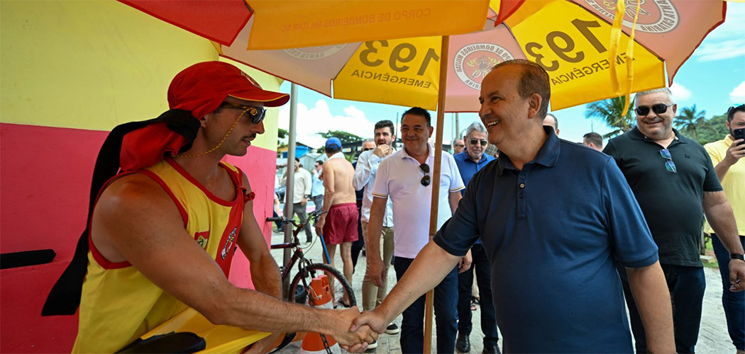 Governador de SC acompanha andamento da Estação Verão 2025