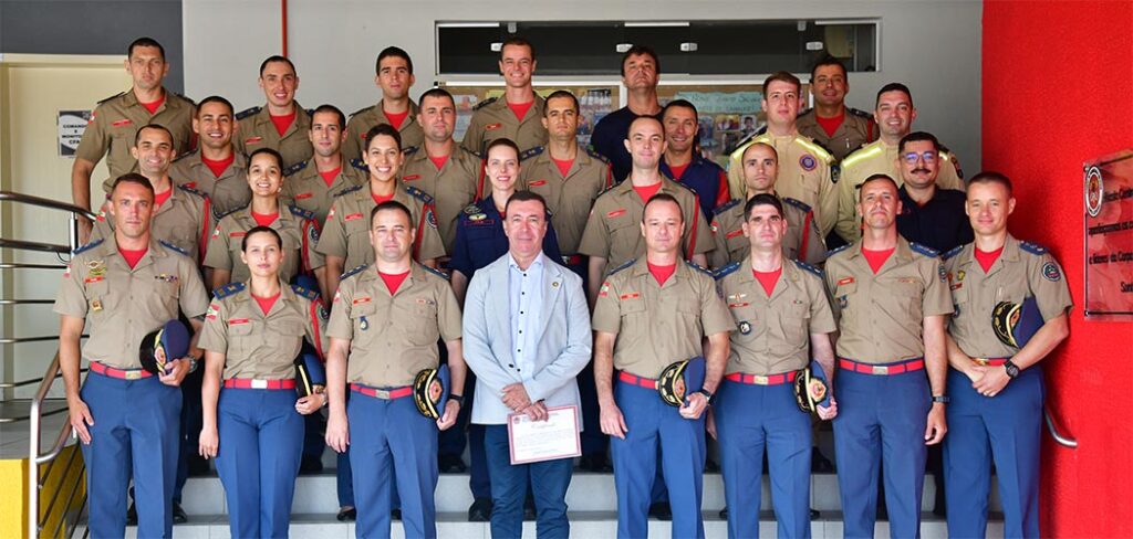 Bombeiros de SC iniciam pós-graduação em Gestão de Investigação de Incêndios e Explosões