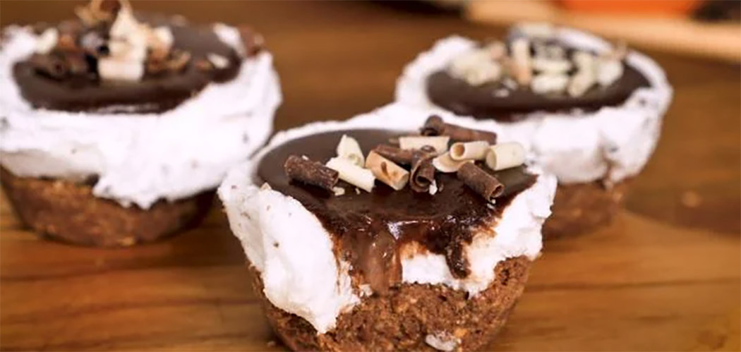 Cupcake Gelado de Nutella