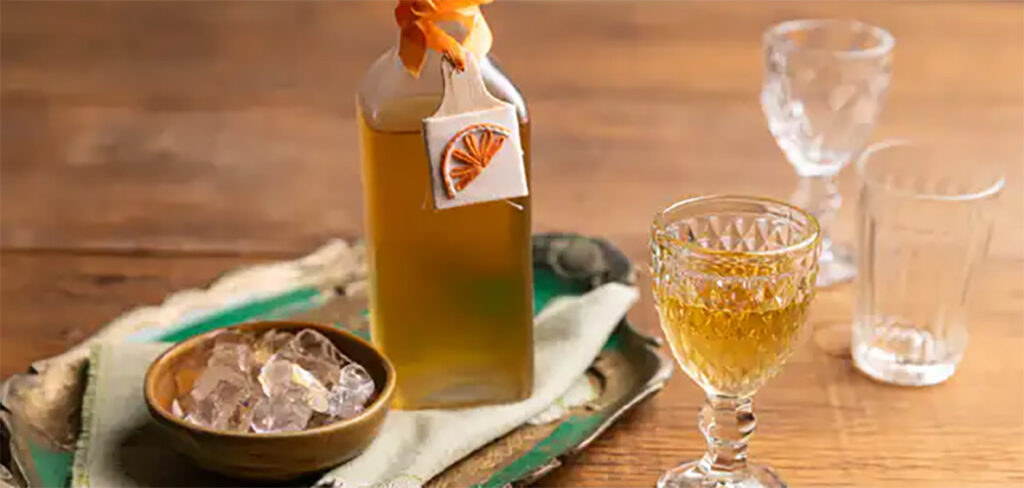 Licor de laranja caseiro (arancello)