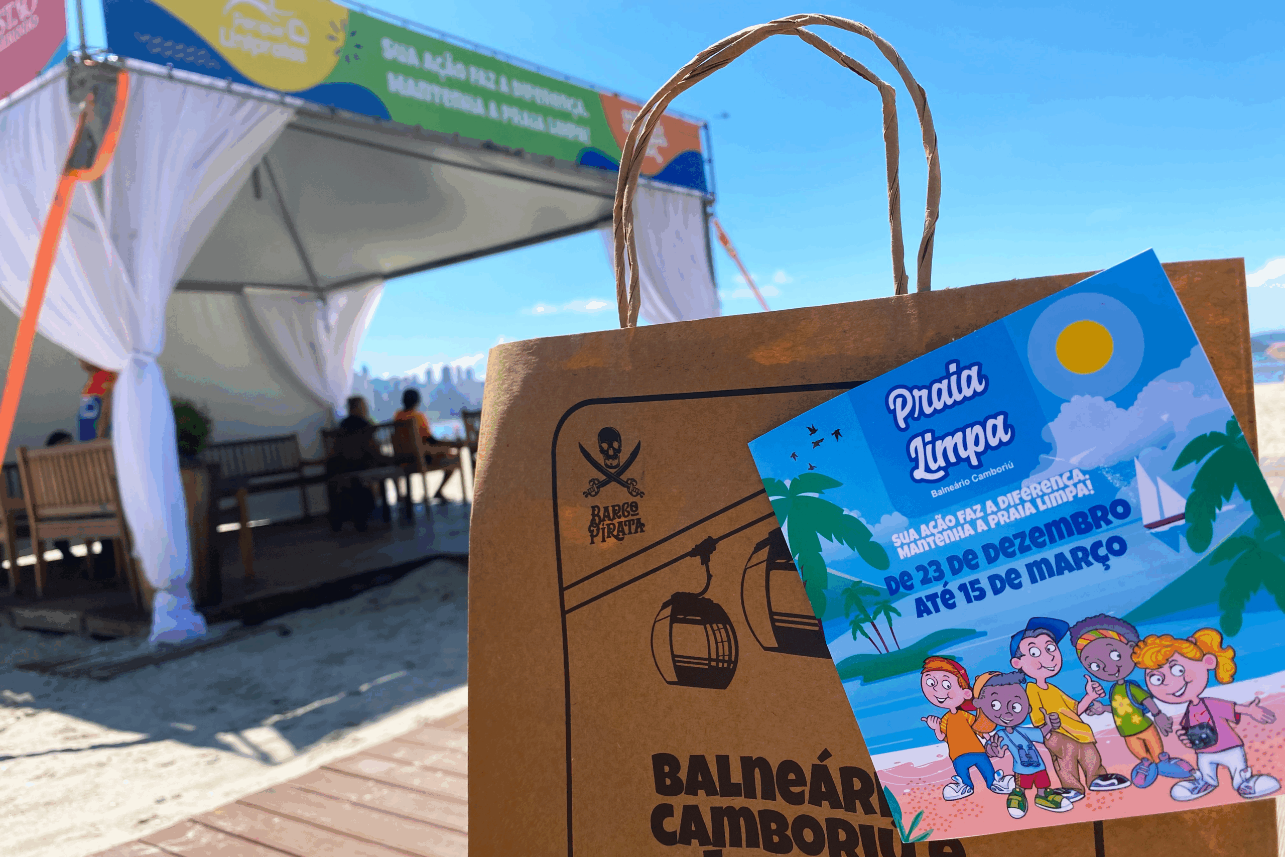 Parque Unipraias e Balneário Camboriú apresentam projeto Praia Limpa