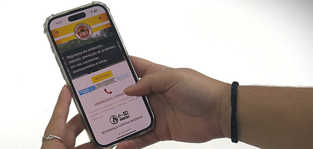 CBMSC orienta sobre cuidados para evitar acidentes com baterias de celular