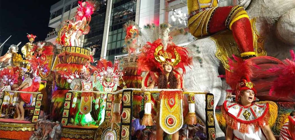 Desfile das Escolas de Samba em Joaçaba - Capital Catarinense do Carnaval/Foto: Maythe Novak-Bom Dia SC