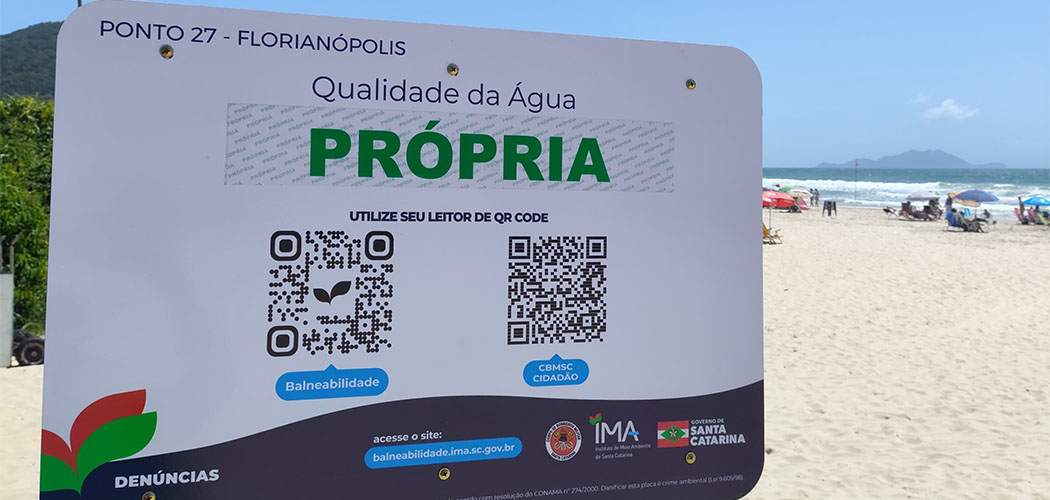 Os adesivos de "próprio" e "impróprio" serão mantidos nas placas. Foto: Divulgação/IMA