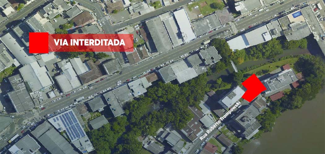 Atenção: Rua Roberto Trompowski será interditada nesta segunda-feira (24) em Joaçaba