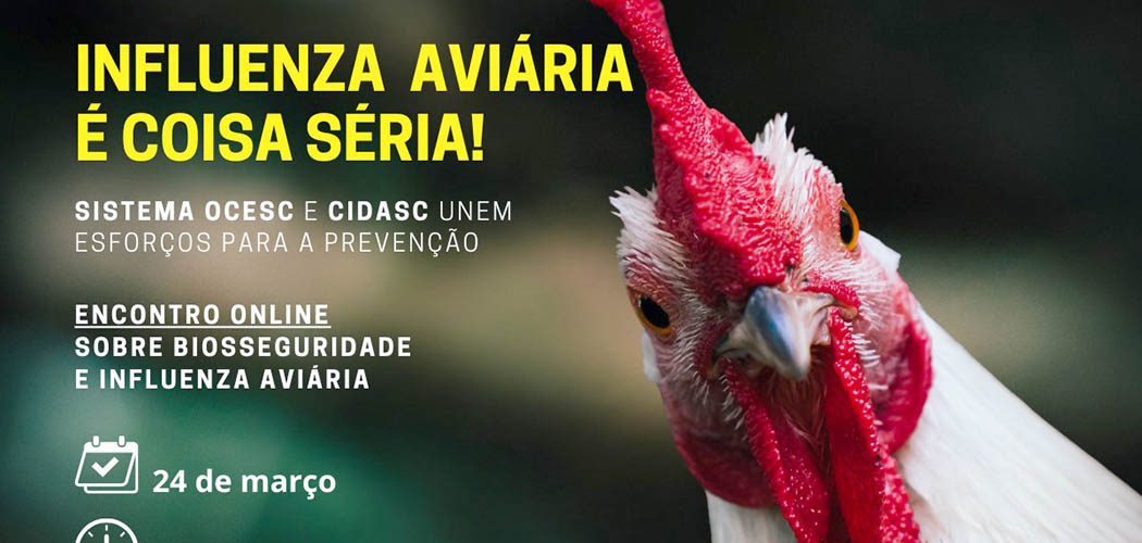 Sistema OCESC e CIDASC unem esforços na prevenção à gripe aviária