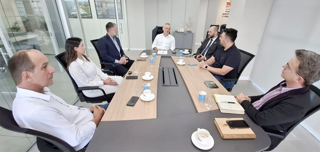 Presidente da ACIOC participa de reunião com o secretário de Portos, Aeroportos e Ferrovias de SC