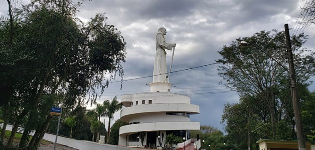 Monumento Frei Bruno em Joaçaba será revitalizado/Foto: Maythe Novak-Bom Dia SC