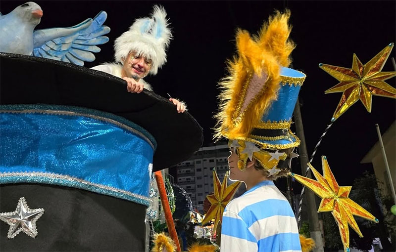 Vale Samba é campeã do Carnaval Joaçaba 2025/ Foto: Maythe Novak - Bom Dia SC