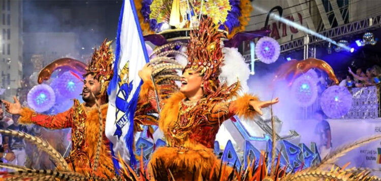 Vale Samba é campeã do Carnaval Joaçaba 2025/ Foto: Maythe Novak - Bom Dia SC