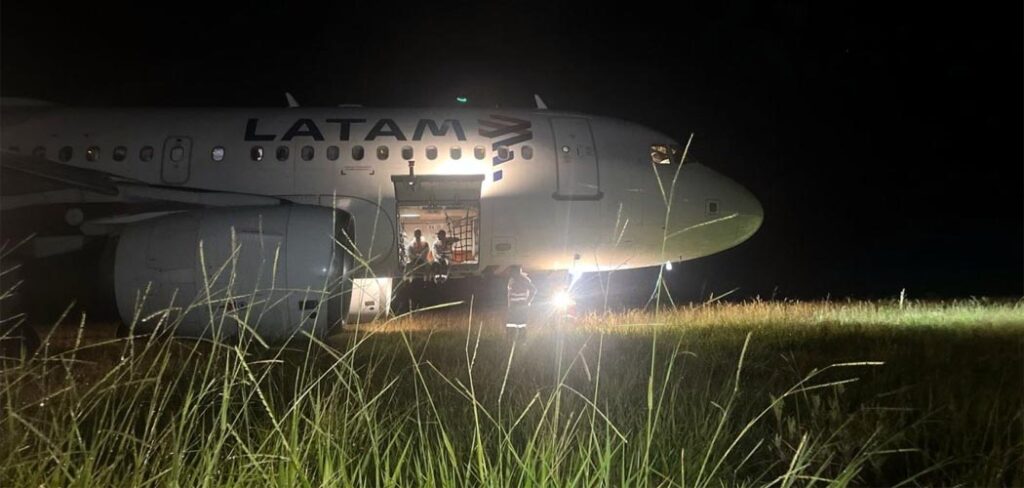 Avião derrapa em Aeroporto Chapecó
