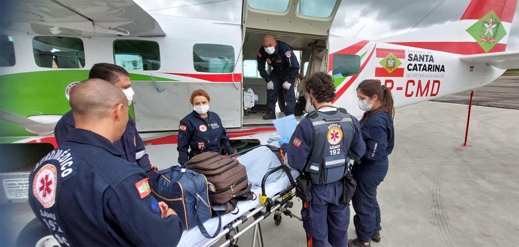 Joaçaba SAMU aeromédico