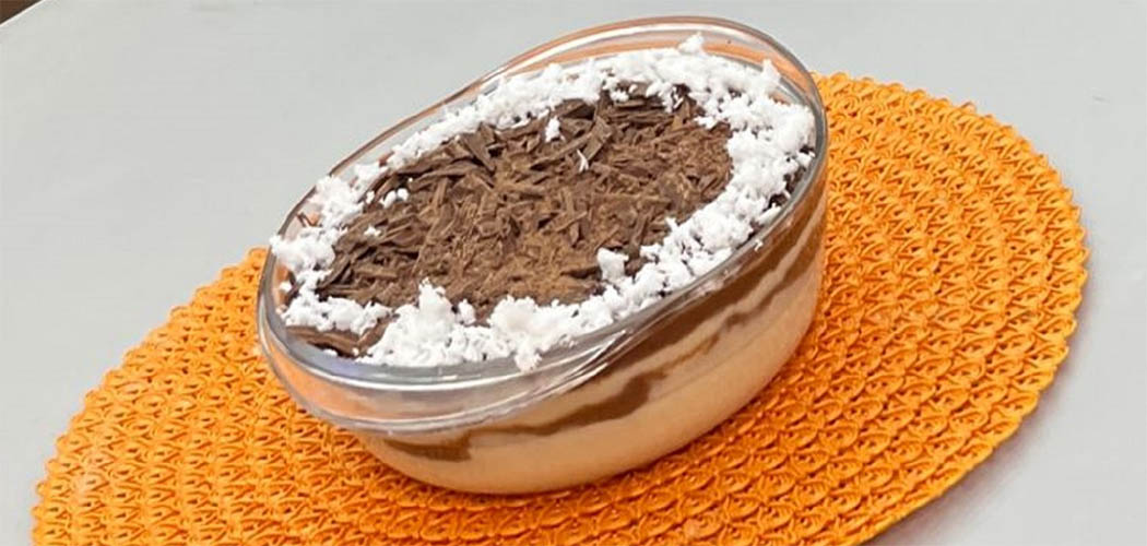 Ovo de páscoa prestígio de travessa (low carb)