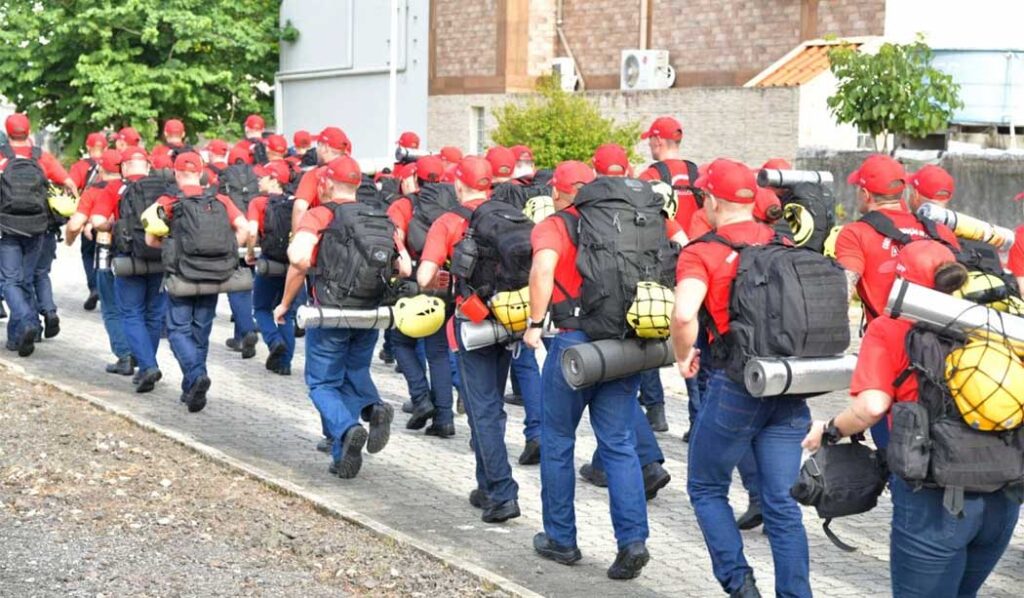 60 candidatos ao cargo de aluno-soldado do CBMSC