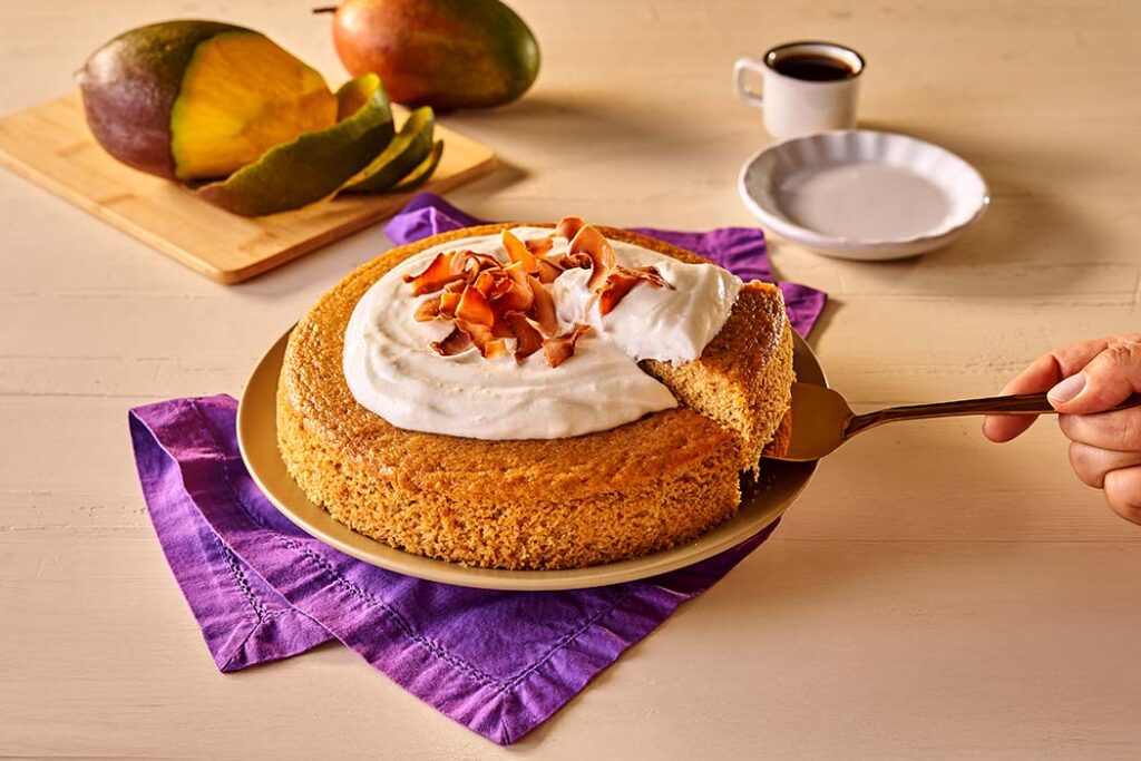 Bolo de casca de manga