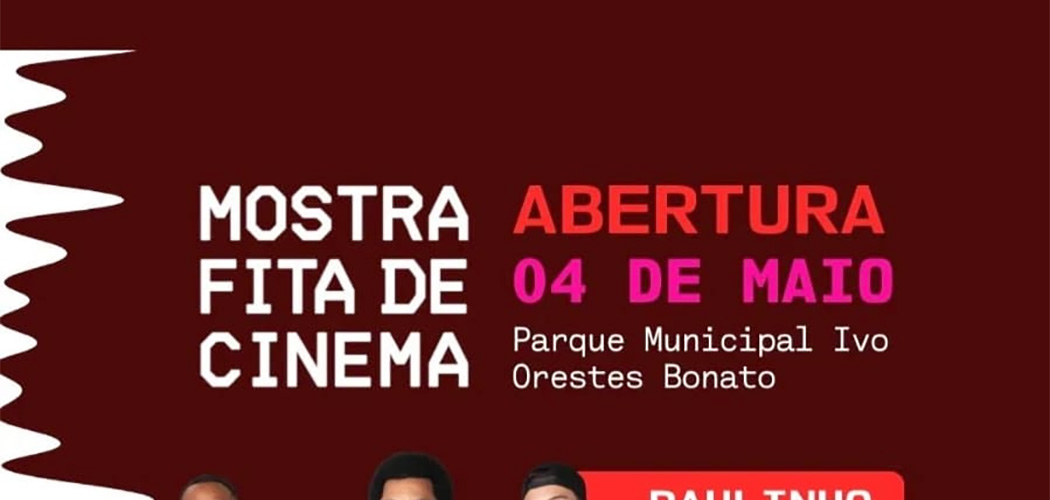 Domingo (4) é dia de show de MPB e exibição de filme no Parque de Joaçaba