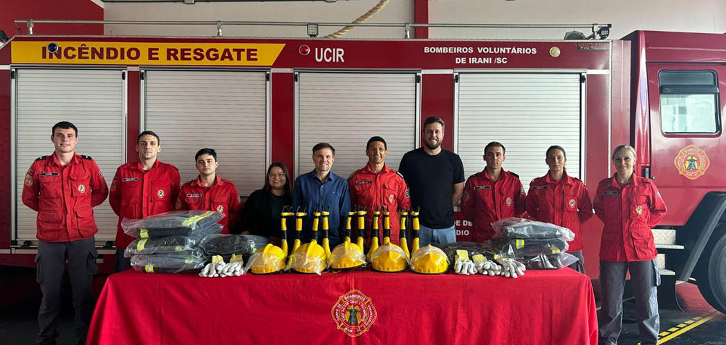 Irani doa equipamentos aos Bombeiros Voluntários de Irani e Concórdia