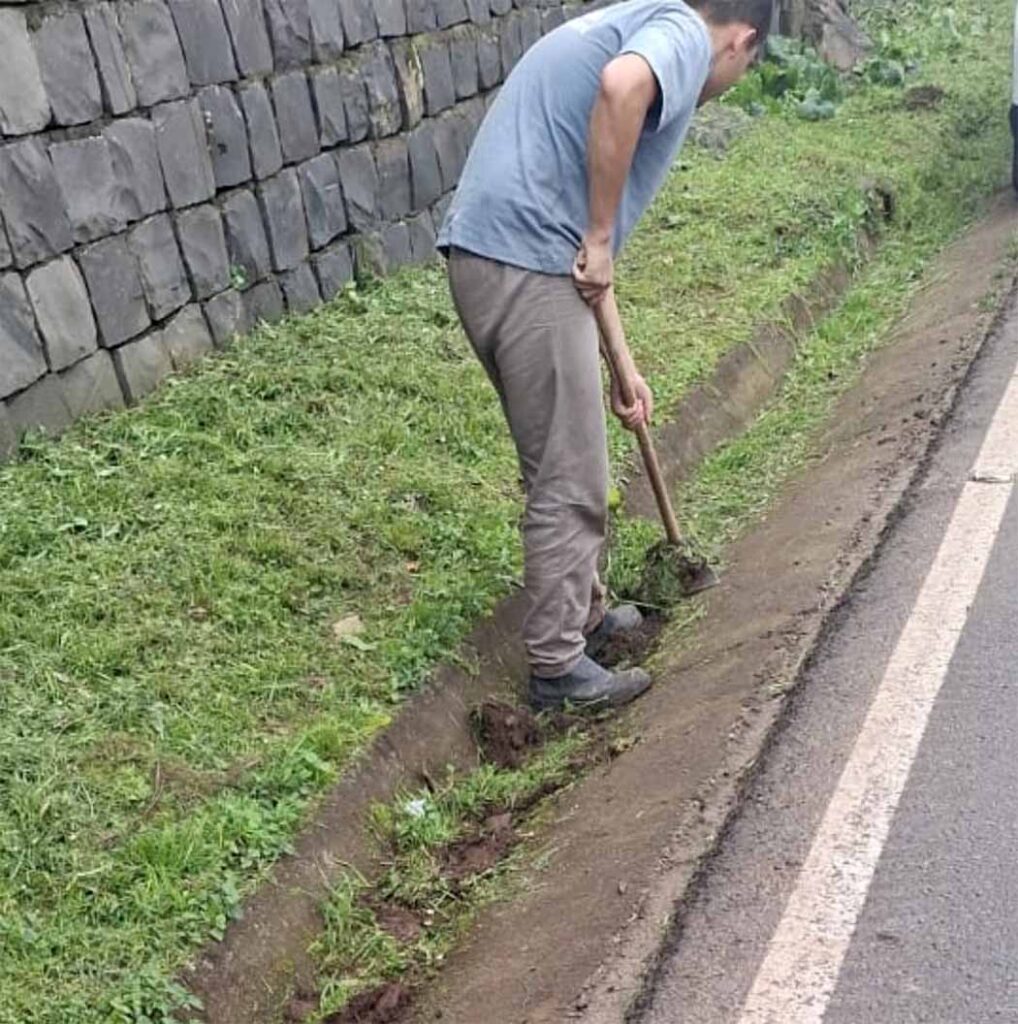 Herval d'Oeste trabalho de apenados