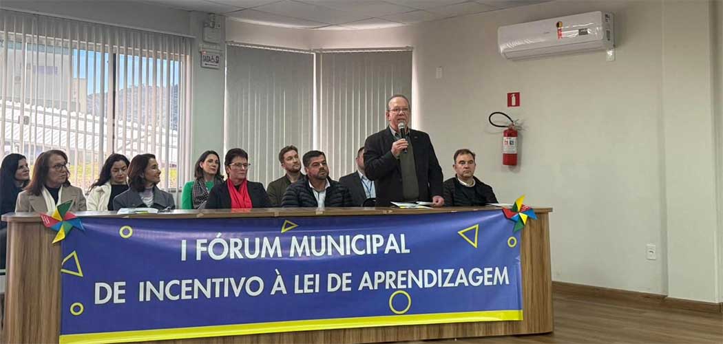 I Fórum Municipal de Incentivo à Lei da Aprendizagem mobilizou Luzerna