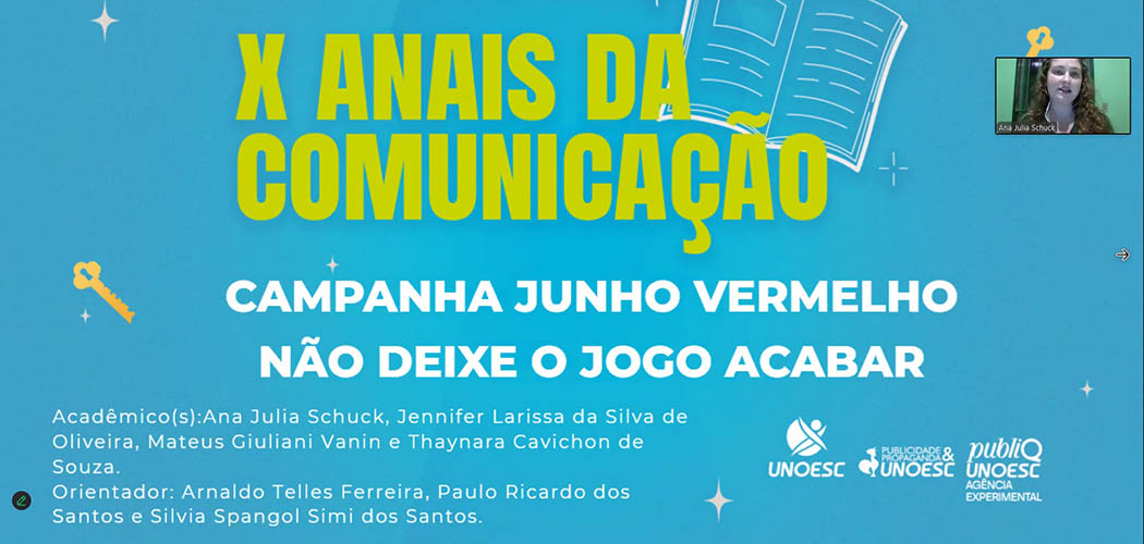 Curso de Publicidade e Propaganda da Unoesc realiza o 7º Congresso de Comunicação, Mídia e Sociedade