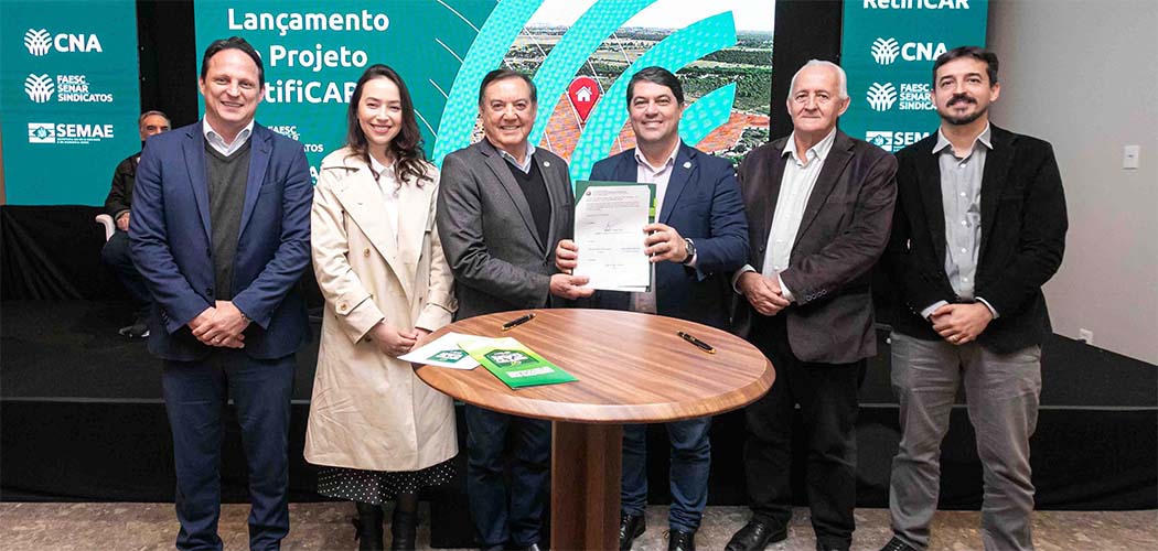CNA, Faesc e Semae lançam Projeto RetifiCAR em Santa Catarina