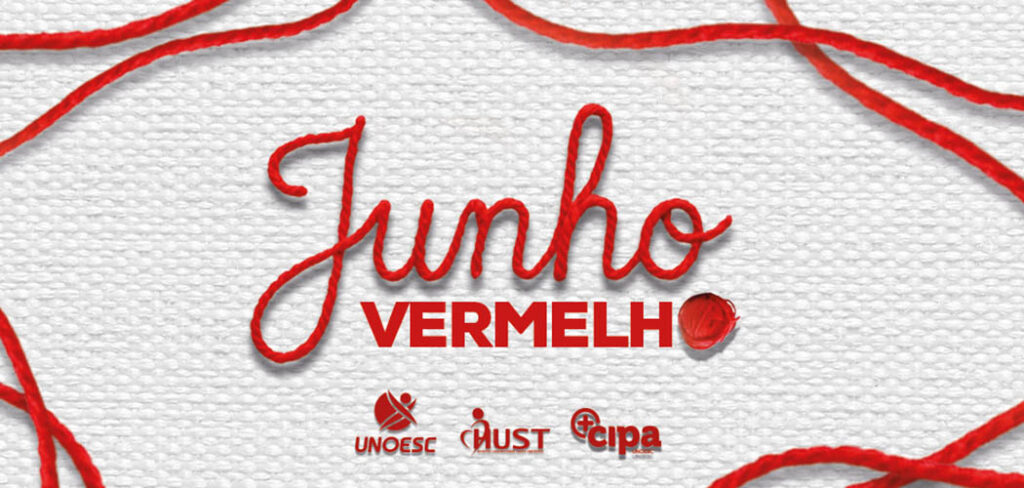 Junho Vermelho conecta doadores e receptores em campanha da Unoesc