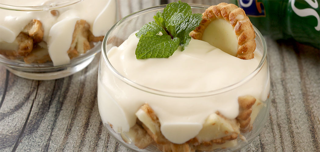 Cheesecake de limão na taça
