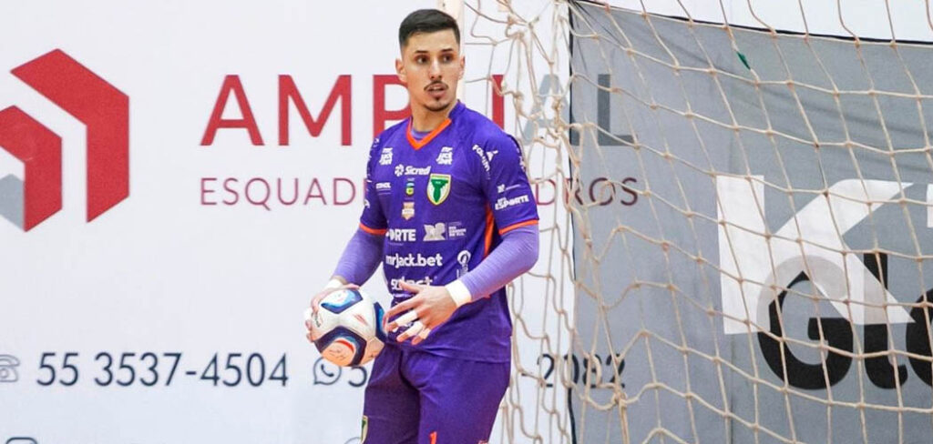 A diretoria do Joaçaba Futsal confirmou a contratação do goleiro Kauan Amaury Barboza