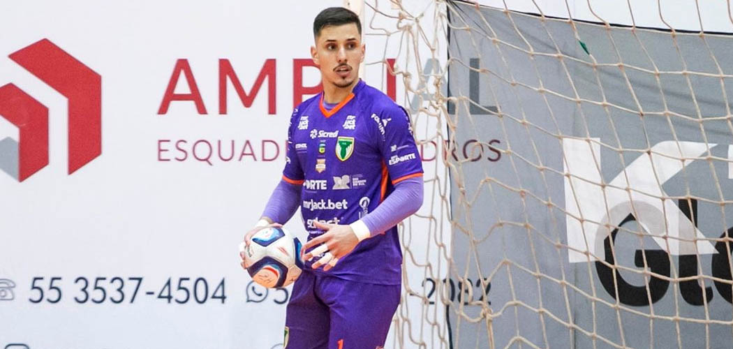 Joaçaba Futsal contrata o goleiro Kauan, ex-Horizontina