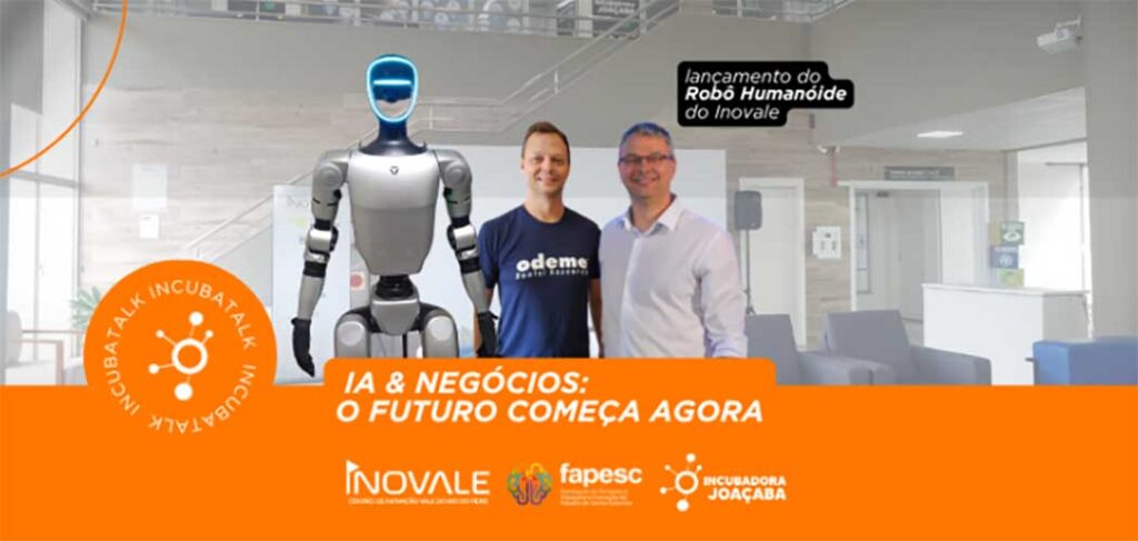 Lançamento do robô humanoide do Inovale, acontece em Joaçaba dia 01 de agosto