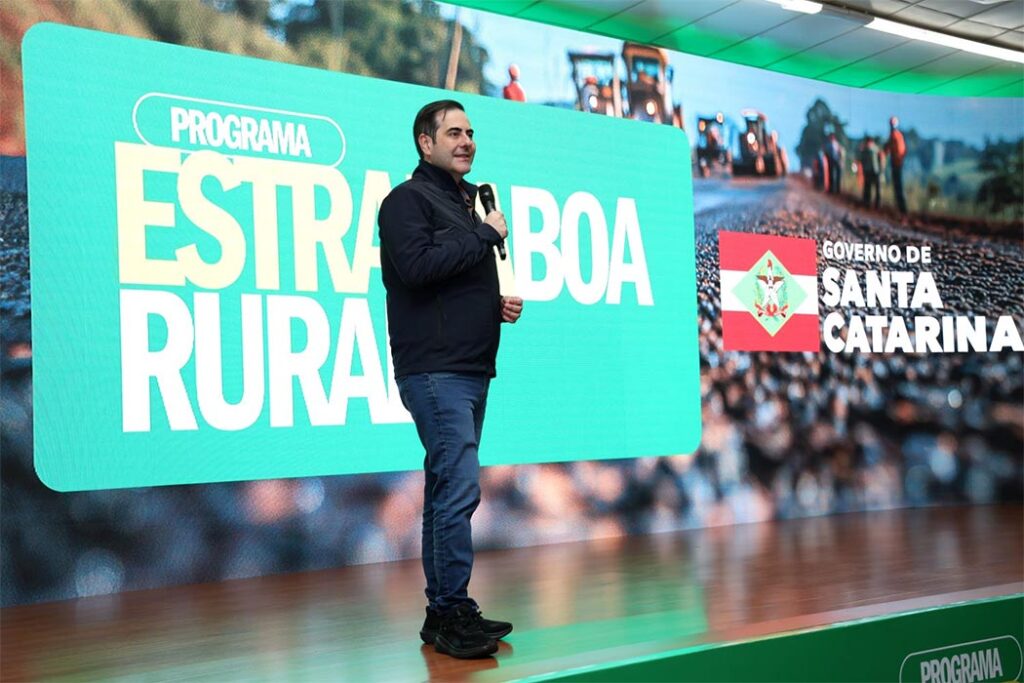 Secretario de Agricultira de SC - Programa Estrada Boa Rural