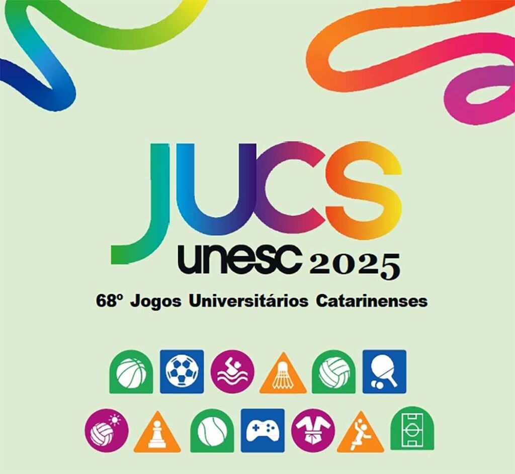 68ª edição dos Jogos Universitários Catarinenses (JUCs) acontece de 16 a 22 de julho, em Criciúma