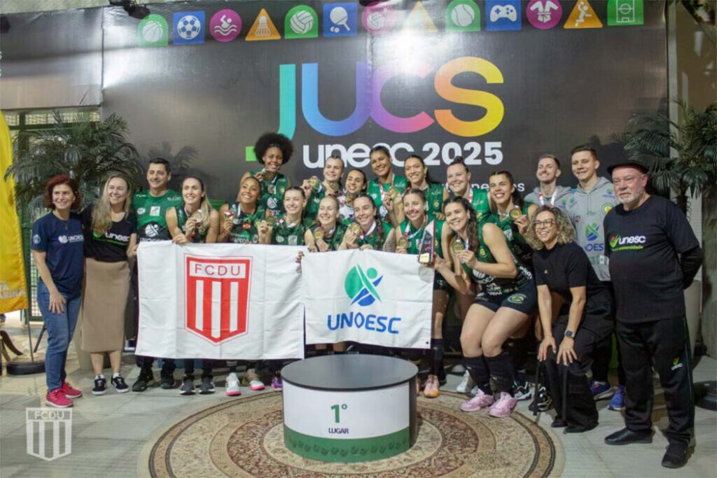 Os resultados nos JUCs enaltecem o incentivo da Unoesc ao desporto universitário