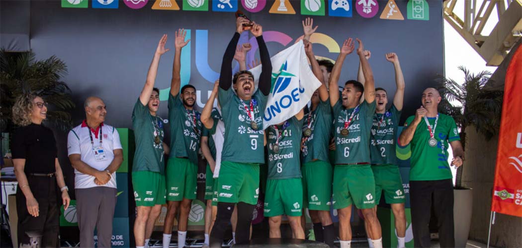 A Unoesc encerrou a participação na 68ª edição dos Jogos Universitários Catarinenses (JUCs