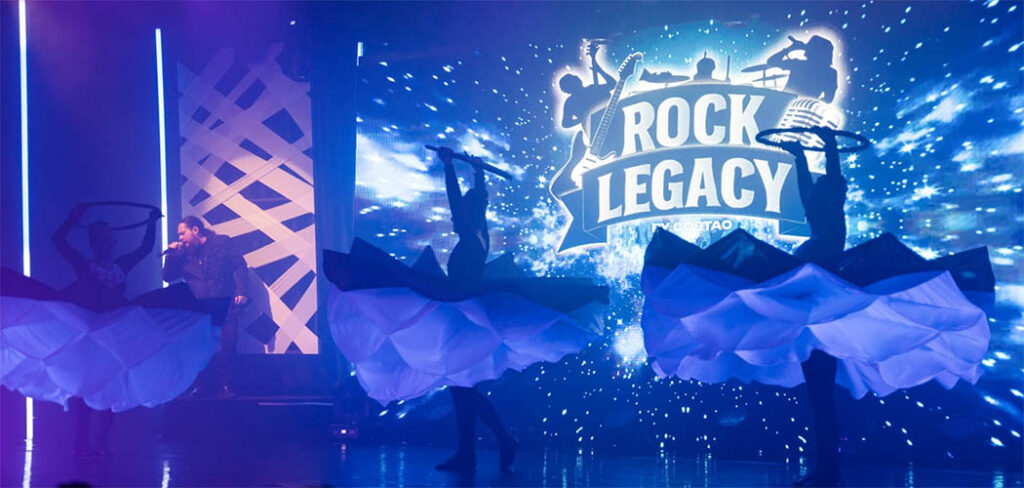 Costao do Santinho estreia espetáculo Rock Legacy