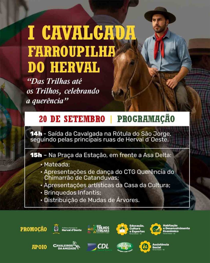 Cavalgada em Herval d' Oeste
