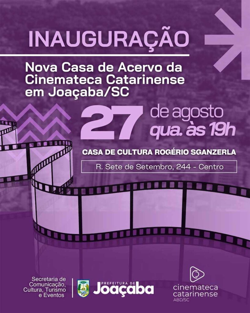 Cinemateca Catarinense acervo em Joaçaba