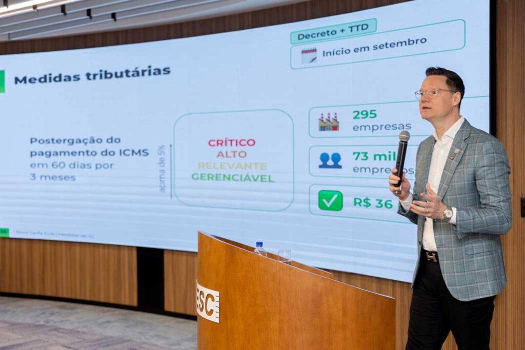 Governo SC medidas contra tarifaço 